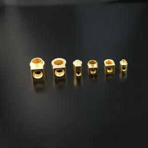 Assembled With Screw Brass Earth Terminal Contact Socket Brass Contact Terminal Threaded Brass Terminal Block