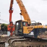 Гидравлический вибромолот KN350 для экскаватора, гидравлический вибропогружатель, машина для забивки шпунтовых свай