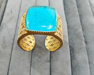 Party Kundan Kada pour femmes plaqué or avec matériau principal en cuivre de style religieux à la mode - Product Image 4