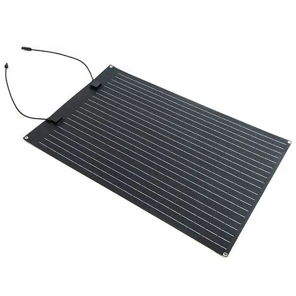 XRSOLAR 160W Bendable Thin Lightweight Solar Panel Battery Charger with Connector Charging for Cabin Tent Car