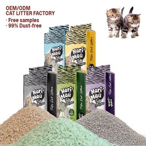 Litière pour chat en tofu antiseptique Hari Mau Broken Shape avec absorption améliorée et contrôle des odeurs - Product Image 1
