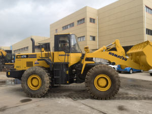 WA470-3 Komatsu d'occasion en gros Chargeurs frontaux Construction de génie Machinerie lourde 360 380 Chargeuses sur pneus - Product Image 3