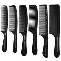 Peigne à queue de rat personnalisé avec queue pointue et peigne commun antistatique à dents fines pour usage domestique manche en plastique vente en gros
