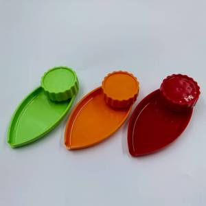 Molinillo de hierbas de plástico con logotipo personalizado al por mayor, 2 piezas, molinillo de hierbas de plástico acrílico seco para especias y tabaco - Product Image 4