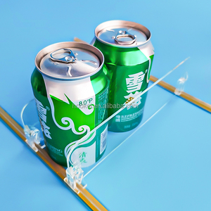 Diviseurs de rayonnages en plastique transparent, panneaux de séparation à longueur réglable pour pharmacie et magasin de cosmétiques - Product Image 6