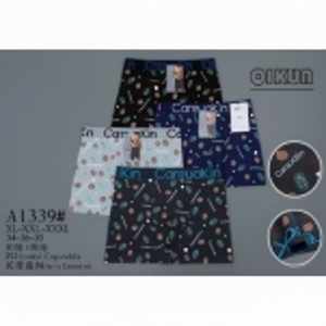 Boxer da uomo di qualità XL/XXL da uomo traspirante in tessuto di Nylon Spandex con Logo Design semplice per vita Plus Size - Product Image 1