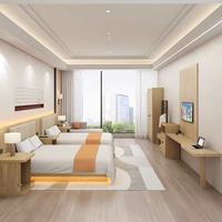 Trendige Fabrik-Großhandelslösungen für Moderne Hotelzimmer-Einrichtungen Schlüsselfertige Hotelprojekte Komplettlösung für Hotel- und Apartment-Möbel