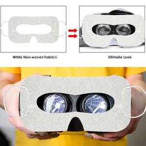 Cubierta para los ojos VR, máscara desechable higiénica para los ojos, protección facial transpirable contra el sudor, telas no tejidas para <span class=keywords><strong>Pico</strong></span> <span class=keywords><strong>Neo</strong></span> 3 <span class=keywords><strong>4</strong></span> Quest 2/3 - Product Image 4