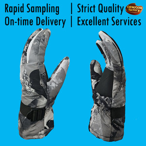 Gants de ski imperméables et chauds pour hommes et femmes, compatibles avec les écrans tactiles - Polyester léger pour les sports de neige en plein air - Product Image 4