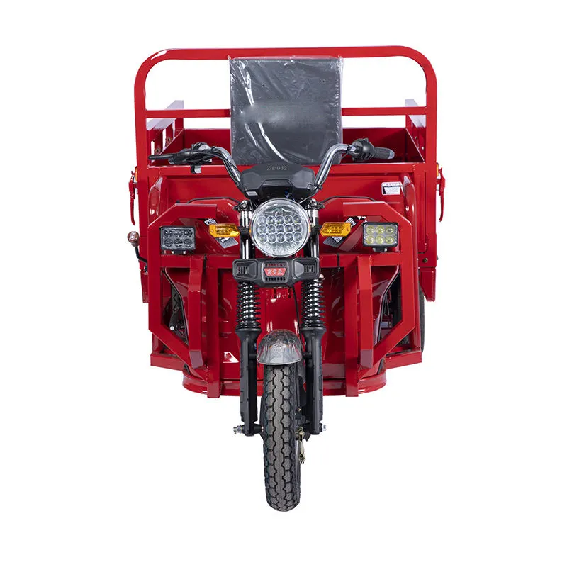 Adults 5 Wheel Big Cargo Electric Tricycle With Open Body for Heavy Cargo Transportation