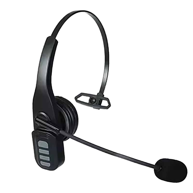 Wireless Headset Headset Office Call Center Mono Trucker Headset Headphone with Microphone