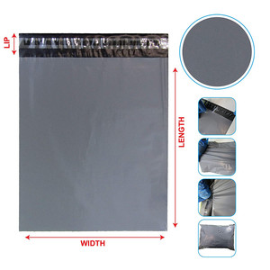100pcs RTS emballage de haute qualité et solide auto-scellant livré au sac gris de poste d'affranchissement poly - Product Image 5