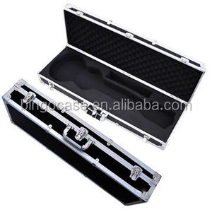 Hộp Đựng Đàn Guitar Nhôm Tùy Chỉnh Màu Đen Với Khuôn Xốp EVA Tùy Chỉnh - Product Image 2