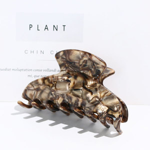 Pinces à cheveux XinMei classiques en acétate de cellulose biodégradable, <span class=keywords><strong>grande</strong></span> <span class=keywords><strong>taille</strong></span>, pinces plates en écaille de tortue pour cheveux épais, <span class=keywords><strong>pince</strong></span> à cheveux de 10 cm - Product Image 3