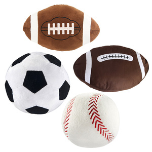 Cojín de felpa suave <span class=keywords><strong>para</strong></span> sofá, cojín personalizado divertido, diseño único de bola, de fútbol - Product Image 1