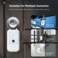 KEMUU Tuya App Desbloqueo de clave de código de huella dactilar Caja de bloqueo de almacenamiento de llave inteligente Montado en la pared inteligente IP65 a prueba de agua