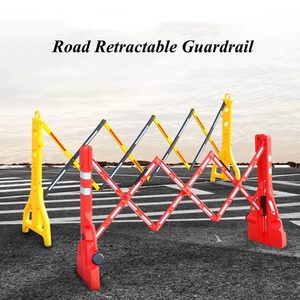 Stabilité PE route rouge lieu public sécurité Barricade avertissement clôture extensible avertissement trafic plastique expansion barrière Mobile - Product Image 3
