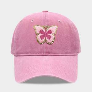 Gorra de Béisbol con Parche de Mariposa para Mujer, Verano 2025, Linda, Retro, Moderna, para Viajes y Deportes al Aire Libre - Product Image 4