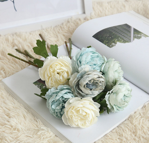 D-R004 Bán Buôn Số Lượng Lớn Lụa Nhân Tạo David Austin Rose Flowers Đối Với Trang Trí Nhà Đám Cưới - Product Image 4