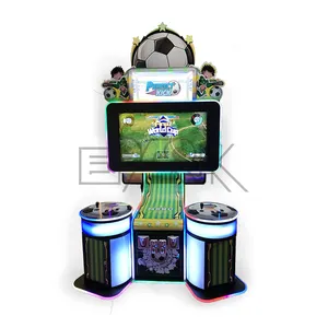 Wood Kids Redemption Simulator Fußball-Kugelball-Simulation Schieß spiel Tisch Münz betriebene Fußball-Arcade-Spiel automaten