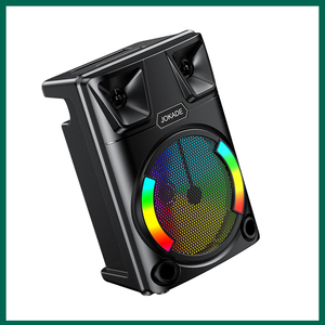 Jokade Rechargeable <b>Speaker</b> 8 Inch 20W <b>Bluetooth</b> USB FM <b>With</b> Led <b>Lights</b> Portable Outdoor Party Use - Product Image 5