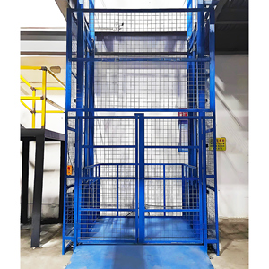 Yeni küçük çelik hidrolik kargo asansörü yük asansör 1000Kg-2000kg yük dikey mal perakende için kaldırma platformu - Product Image 3