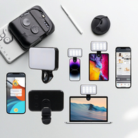 Sortie d'usine Portable LED Selfie Light Mini Clip pour téléphones mobiles et iPad 3 couleurs Flexible Desk Video Conference Bed Light
