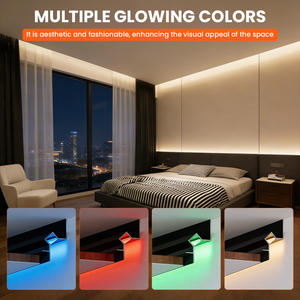Profil de joint de <span class=keywords><strong>plafond</strong></span> à effet de lumière, design moderne <span class=keywords><strong>et</strong></span> très vendu, bande de finition en aluminium pour éclairage LED, pour décoration intérieure - Product Image 6