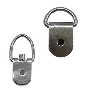 Stainless Steel Hanging Rings Oval Single Hook 3-5kg Load Capacity For Picture <b>Frames</b> And Decorative Artwork - Product Image 2