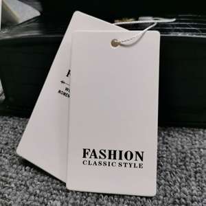 Etiqueta Colgante <span class=keywords><strong>para</strong></span> Collar de Perro Personalizada al Mejor Precio, Etiqueta Colgante <span class=keywords><strong>para</strong></span> <span class=keywords><strong>Ropa</strong></span> de Papel Negro con Acabado Mate y Etiquetas Colgantes <span class=keywords><strong>para</strong></span> <span class=keywords><strong>Ropa</strong></span> - Product Image 2