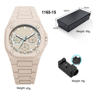 Montre de sport à quartz de luxe pour hommes, avec affichage du calendrier et des aiguilles, chiffres arabes, étanche - Product Image 5