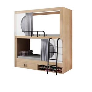 Litera moderna para dormitorio de Hostal juvenil <span class=keywords><strong>con</strong></span> diseño de metal para dormitorio, Hotel, escuela, Hospital <span class=keywords><strong>con</strong></span> cama tipo loft, características de cápsula - Product Image 6
