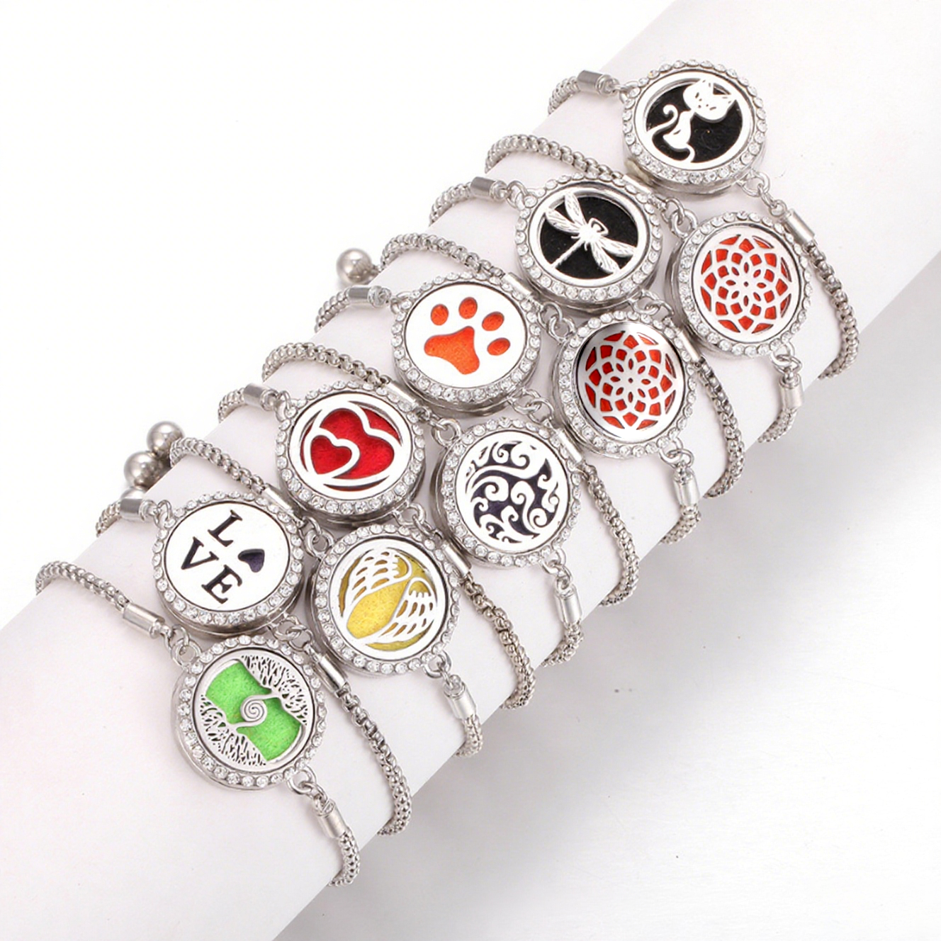 Y295 Wholesale Pulseras Hombre Mujer Stainless Steel Hollow