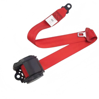 Ceinture de sécurité à trois points durable Ceinture de sécurité automobile avec verrou multicolore et solide pour pièces universelles