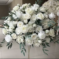 Vente chaude Événement De Mariage Décoratif Table Guirlande Pièce Maîtresse Arrangement Floral Boule Artificielle Fleur Centres De Table