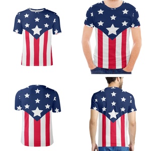 <span class=keywords><strong>Ropa</strong></span> con diseño de la bandera estadounidense, camisa <span class=keywords><strong>para</strong></span> <span class=keywords><strong>hombre</strong></span> con diseño de águila estadounidense, camiseta con la bandera estadounidense - Product Image 2