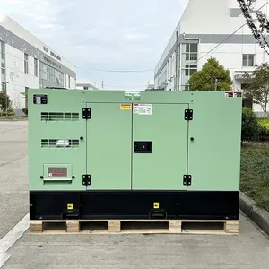 Draagbaar Aangedreven Door Cummins Aanhangwagen Type 25kva Diesel Genset 20kw Stille Generator