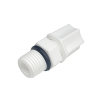 Sistema de purificación de agua, conectores macho de rosca de 1/4 pulgadas, accesorios de tubo O.D JACO, piezas de filtro de sistema de agua, 1/4