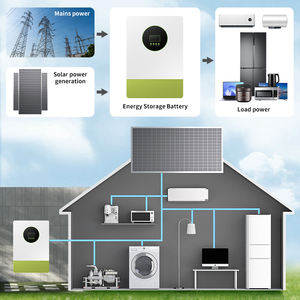 พลังงานแสงอาทิตย์ไฮบริดอิน<span class=keywords><strong>เวอร์</strong></span><span class=keywords><strong>เตอร์</strong></span>6.2KW 5KW 11KW 8KW <span class=keywords><strong>5000W</strong></span> แบบไฮบริดสำหรับบ้าน - Product Image 2