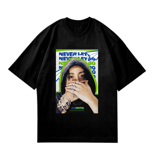 T-shirt all'ingrosso Kpop Idol Gourp JUNGKOOK non lascia mai andare a maniche corte - Product Image 2