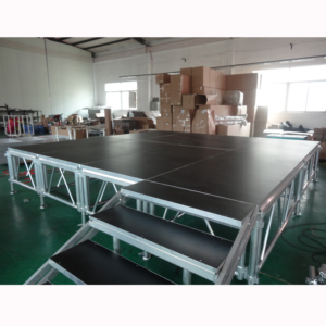 Height adjustable modular aluminum performance modern stage - Product Image 1
