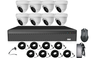 AHD <span class=keywords><strong>Kit</strong></span> 2MP 8CH XVR <span class=keywords><strong>Kit</strong></span> camera dome camera bullet CCTV camera home security surveillance SECURITY SYSTEM - Product Image 2