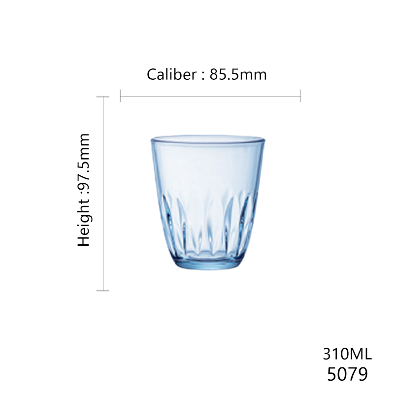 5079 bleu glacier 310ml transparent