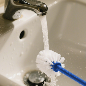 For Durable PP Toilet <strong>Cleaning</strong> Brush Long TPR Comfort Handle Waterproof Lightweight Eco-Friendly Bathroom <strong>Caddy</strong> Soft - Product Image 1