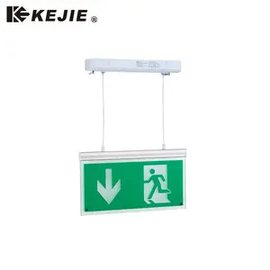 Waterproof Led Emergency Exit Sign Lights For Home Power Failure Rechargeable