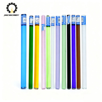 Ensemble d'échantillons de tiges en verre de 18 couleurs, diamètre de 6 mm, couleurs mélangées, verre borosilicate de haute qualité, kit de tiges en verre Pyrex solide 33 pour le soufflage de verre, bricolage