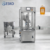 Ligne de production de pâtes ESKO pour Ketchup, Mayonnaise, Miel, Beurre de cacahuète, Crème 50-2000ml SUS316L avec remplissage et bouchage