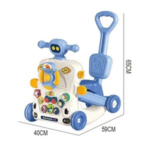 Marche-bébé multifonctionnel <span class=keywords><strong>5</strong></span> en 1, éducatif, musical, pour bébé et tout-petit, avec roues, pour fille et garçon - Product Image 5