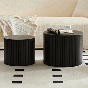 Welfel FCJ convertibile rotondo scandinavo Design tavolino da salotto mobili con struttura in metallo