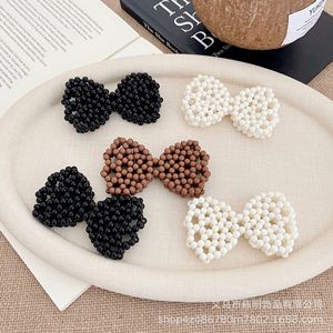 Joyería Chen Ming, Collar Hecho a Mano con Cuentas de Plástico, Lazo, Cadena de Bambú, Perla Blanca, Joyería Deportiva Tejida DIY - Product Image 2